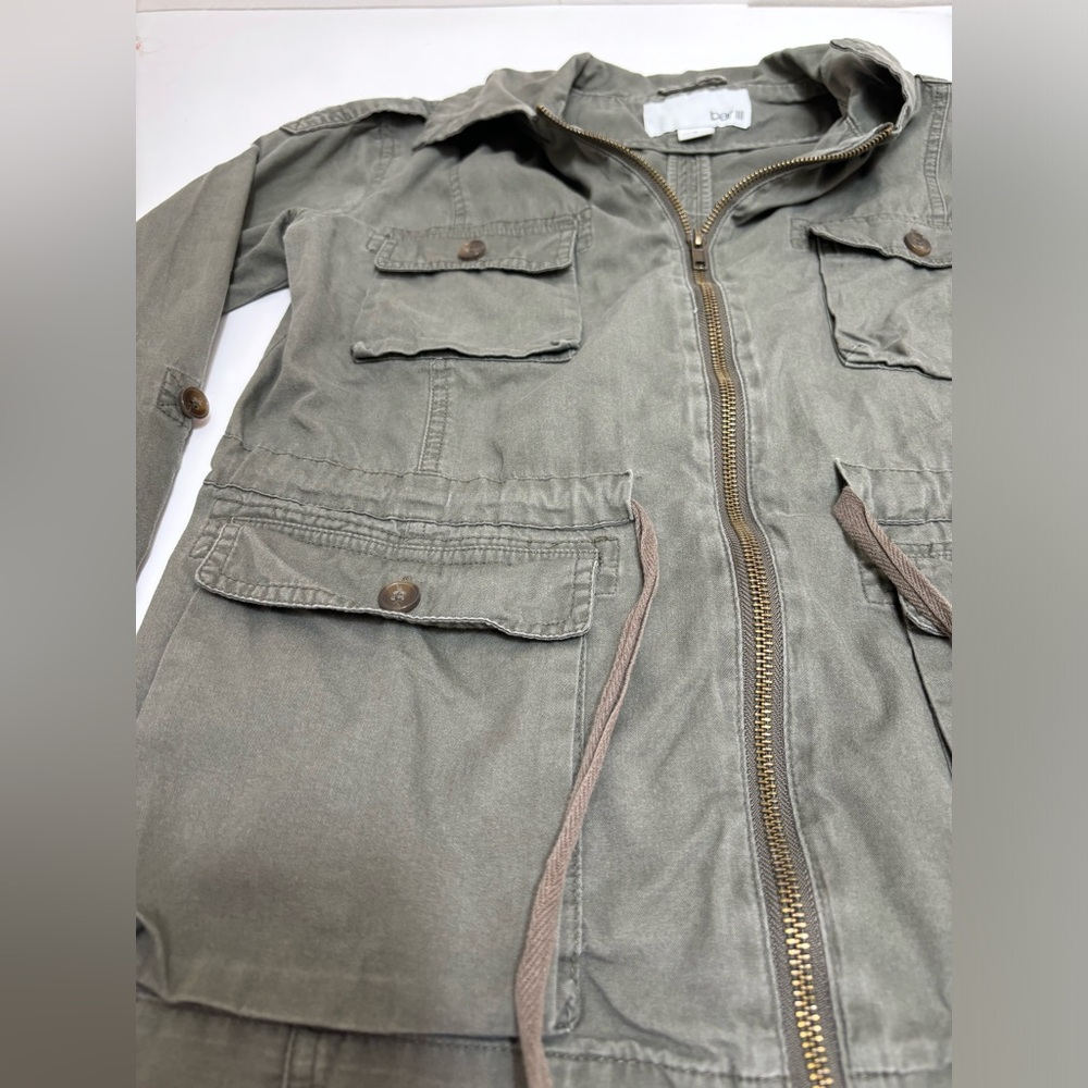 Bar III army green utility jacket size Small S gorpcore‎ street wear - Picture 7 of 16